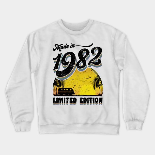 Made in 1982 All Original Parts Crewneck Sweatshirt by KsuAnn